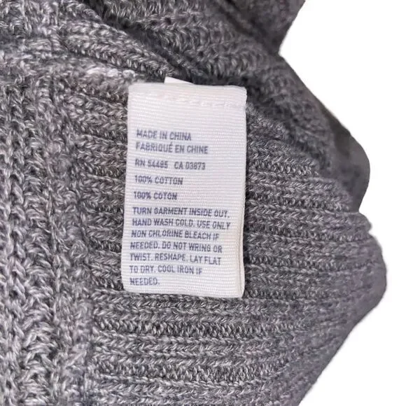 American Eagle Outfitters Woman's Gray Long Sleeve Knit Open Cardigan Size XS - Picture 4 of 8